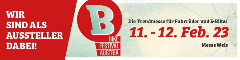 Bike Festival Banner - Wir sind als Aussteller dabei