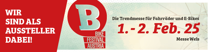 Bike Austria 2025 - Wir sind dabei Banner